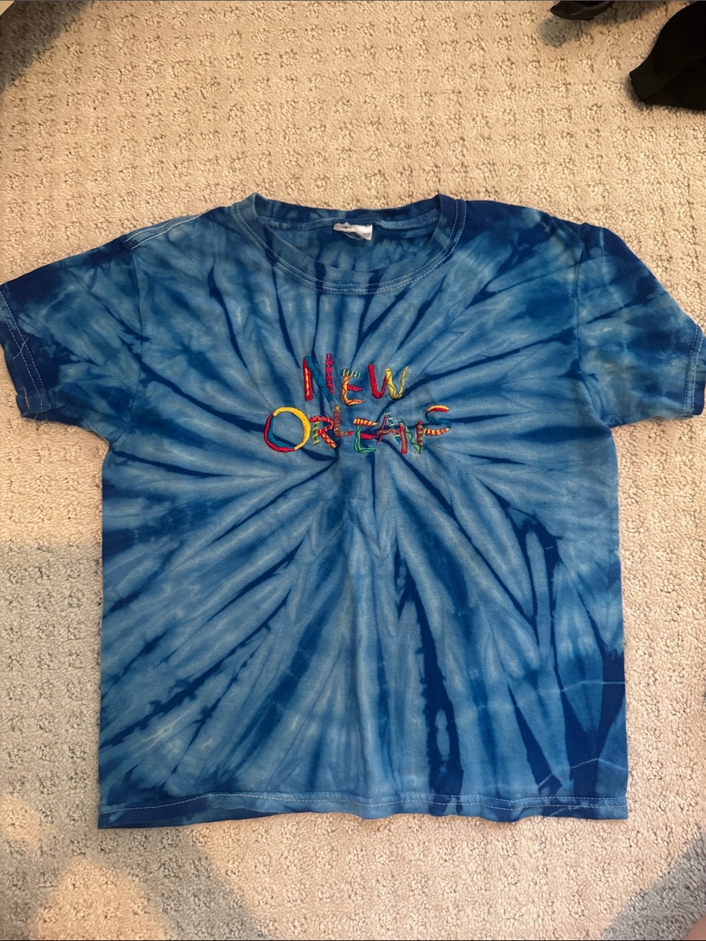 VINTAGE BABY TEE (New Orleans TieDye)